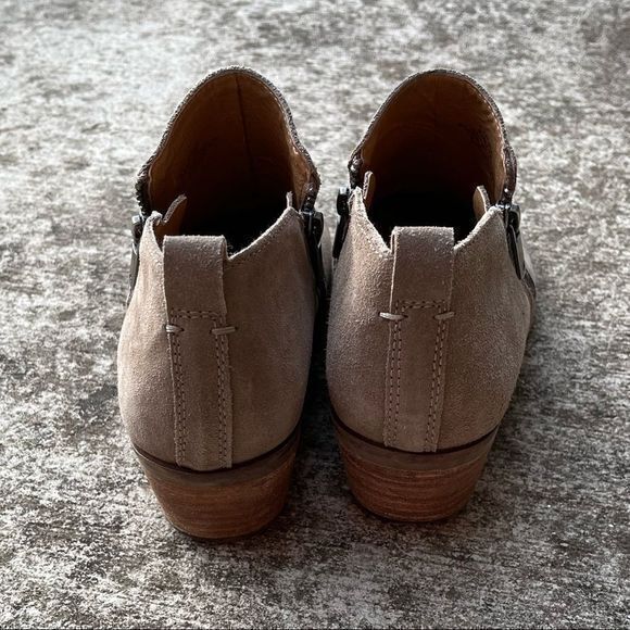 Lucky Brand Women's Faunia Booties Double Zip Tan Size 8.5M - Picture 3 of 8